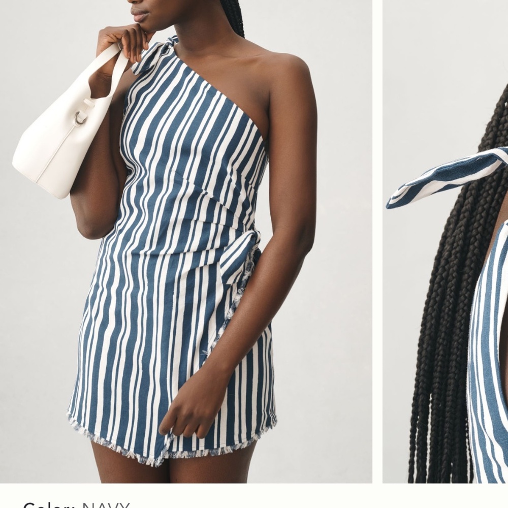 Designer Simon Miller one shoulder dress, 0